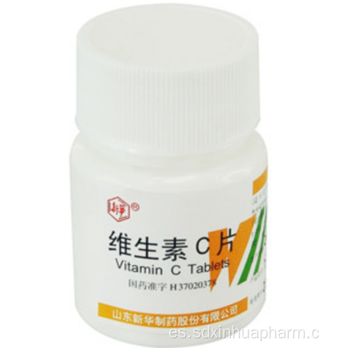 Vitaminas y medicamentos nutricionales Tabletas de vitamina C